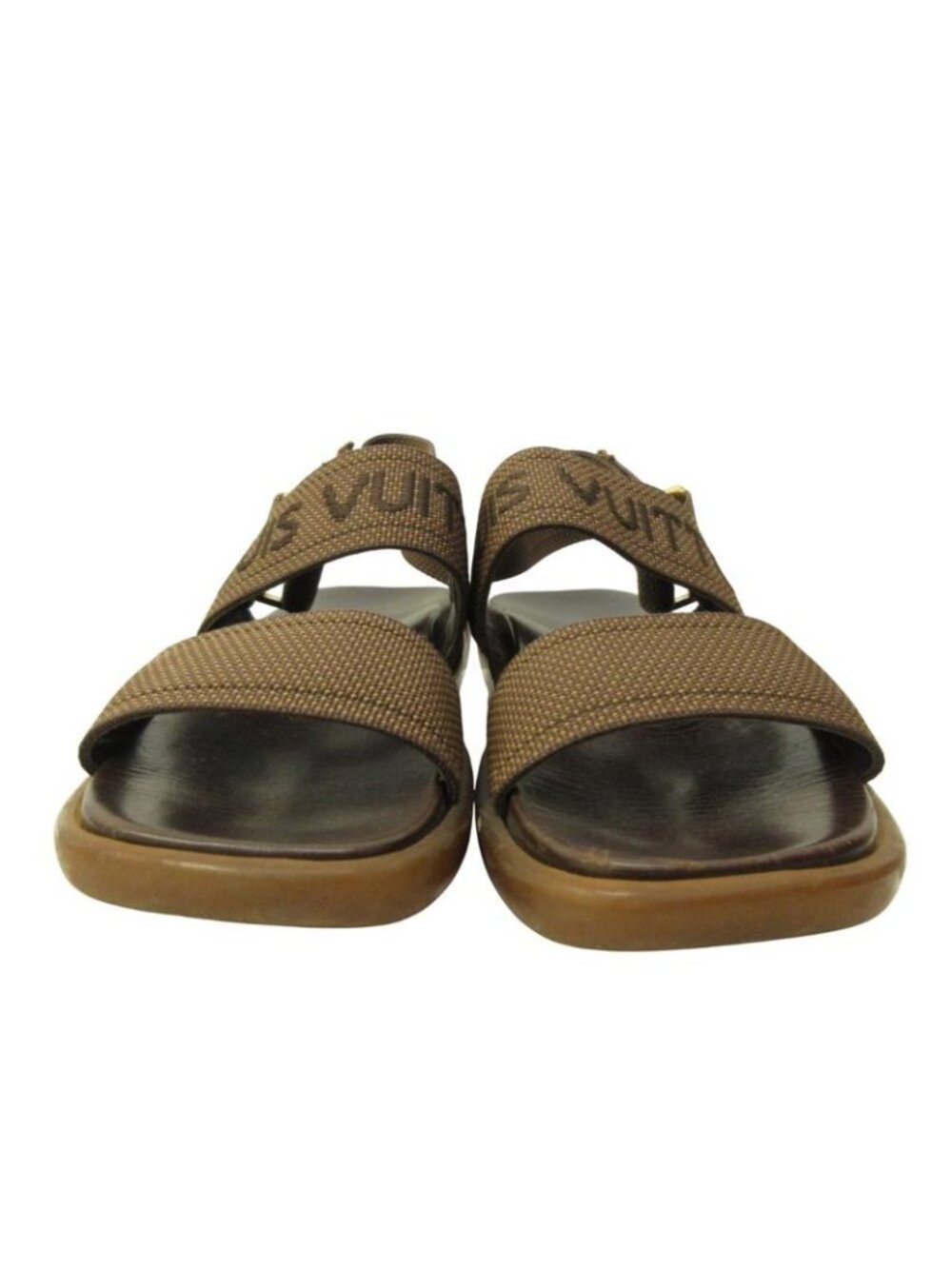 Louis Vuitton Comfort Sandals Shoes Strap Brown - Picture 6 of 8